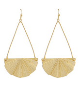 Golden Hour Fan Earrings